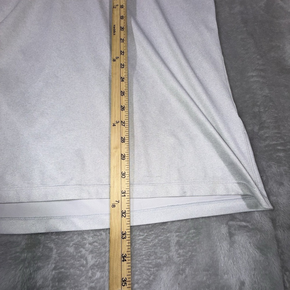 Nike Golf‎ Dri-Fit Polo Chevron Print Light Gray Men's Size X-Large - Picture 4 of 7